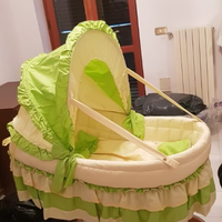 CULLA NASCITA "APINE" IN LEGNO E TESSUTO