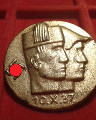 Distintivo Visita Mussolini Berlino 1937 GERMANIA