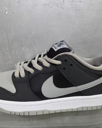 scarpe nike dunk low sb black grey nuove