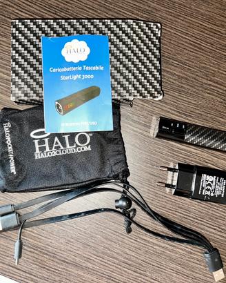 HALO caricabatterie multiuso con torcia!