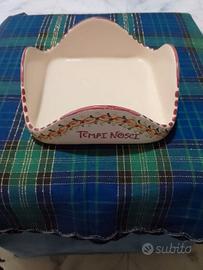 Porta tovaglioli in ceramica Salento 