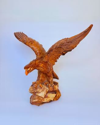 Scultura aquila vintage anni '80