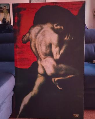 Quadro su tela Sisifo  Franz von Stuck 116x70