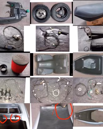 Ricambi Malaguti Phantom F12 50 AC ed elaborazioni