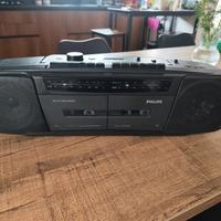 Radio registratore doppia cassetta Philips 