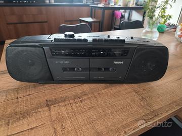 Radio registratore doppia cassetta Philips 