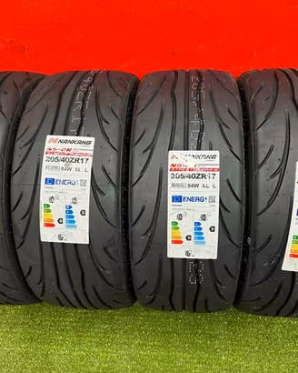 205 40 17 Gomme Estive Semi slick Nuove 205 45R17