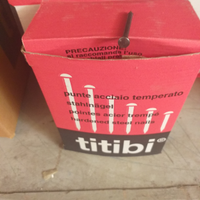 Chiodi in acciaio TITIBI 4-5-6-7-8 kg. 2,5