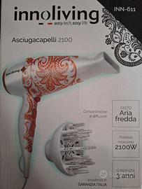 Phon Asciugacapelli Innoliving 1880-2100w- NUOVO