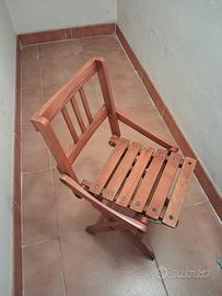 Seggiolina pieghevole 