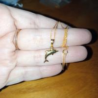 collana oro 375 delfino 