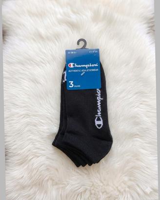 champion set tre paia calzini nuovi da donna 