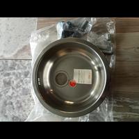 LAVABO IN ACCIAIO INOX TONDO