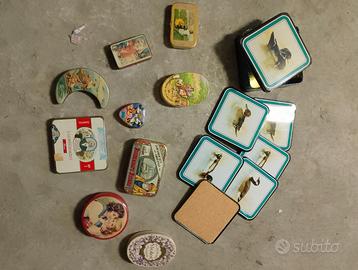 Scatoline latta da collezione