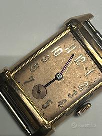 Orologio BULOVA Vintage rettangolare-ArtDeco’14K g