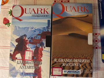 Lotto 3 VHS Piero Angela e Quark