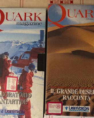 Lotto 3 VHS Piero Angela e Quark