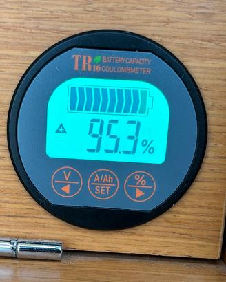 Battery Monitor TR16 con Shunt Camper/Barca