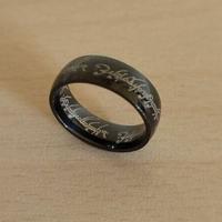 Il Signore degli Anelli anello del potere NERO