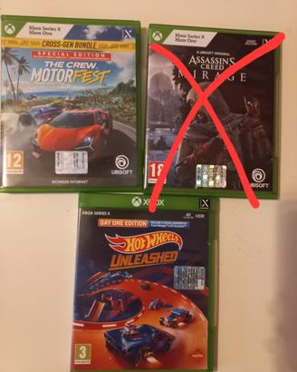 Giochi xbox one x/s