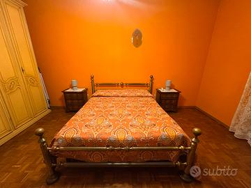 Letto matrimoniale in ottone