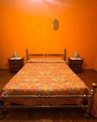 Letto matrimoniale in ottone