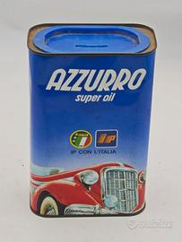 Salvadanaio Latta Vintage IP AZZURRO SUPER OIL