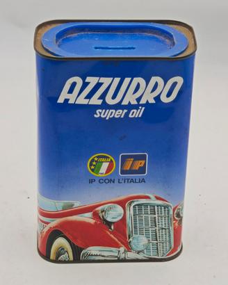 Salvadanaio Latta Vintage IP AZZURRO SUPER OIL