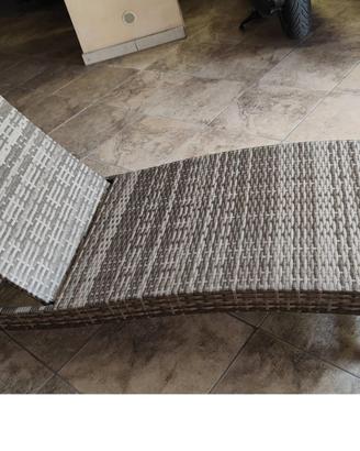 Sdraio in rattan