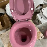 vaso bidet rosa