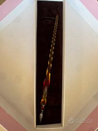 Penna calligrafica in vetro di Murano
