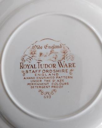 royal tudor ware england piattini