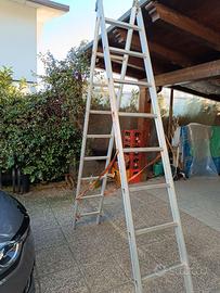 Scala alluminio doppia allungabile