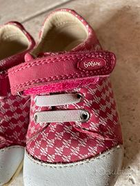 Bobux scarpe bimba rosa in pelle – primi passi