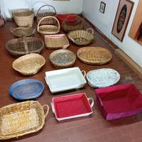 cestini di paglia