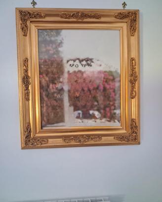 Cornice dorata con vetro stile classico barocco