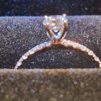 Anello con diamante 0.36 ct D VVS2 certificato IGI