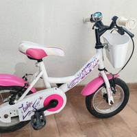 Bicicletta Bambina 12 pollici Olmo con rotelle