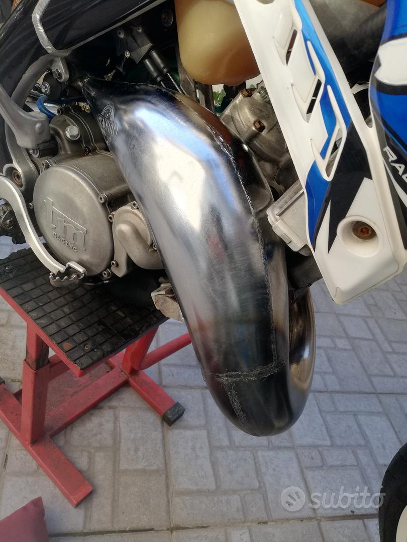 Portatarga Pieghevole Per TM 125 CC Fino Al 2020 - Acciaio Inox Made In Italy Con Attacco Faretto - Foto 11