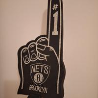 Gadget mano ufficiale NBA Brooklyn Nets.