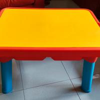 Tavolo gioco contenitore e n.2 sedie Androni