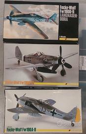 3  Kit vintage Trimaster  1/48 Fw190 D9, D12  e A8