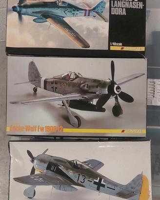 3  Kit vintage Trimaster  1/48 Fw190 D9, D12  e A8