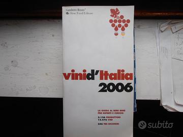 Guida vini d'italia 2006 gambero rosso slow food e