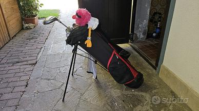 Set da Golf Junior completo di Sacca e Bastoni