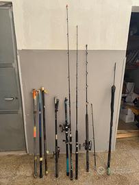 MEGA LOTTO PESCA E SUB: Canne, fucili, pinne
