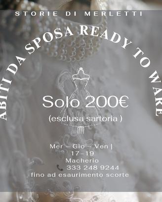 abito da sposa 