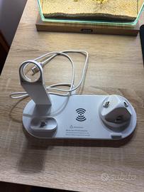 stand ricarica wireless 5 in 1