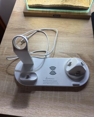 stand ricarica wireless 5 in 1