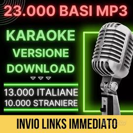 23.000 Basi per KARAOKE MP3